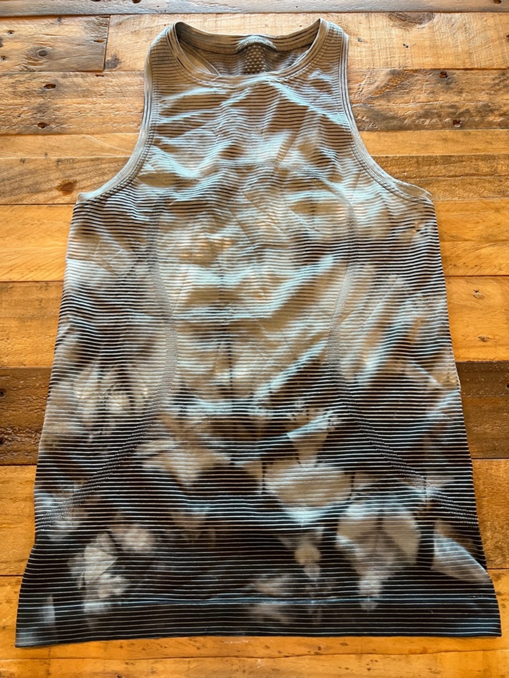 Lululemon Swiftly Tank EUC Women’s Tie Dye 4 Grey Black Discontinued Color RARE